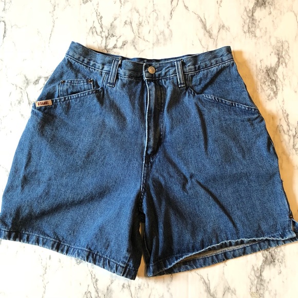 Gitano Pants - Vintage Gitano High Waisted Blue Jean Shorts